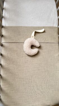 Deken | Linnen | Donker beige | Oeko-tex