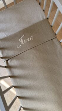Deken | Linnen | Donker beige | Oeko-tex