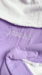 gepersonaliseerd deken met naam paars