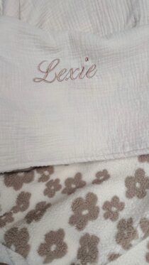 Deken | Daisy | Ecru | Oeko-tex | Dubbelzijdig